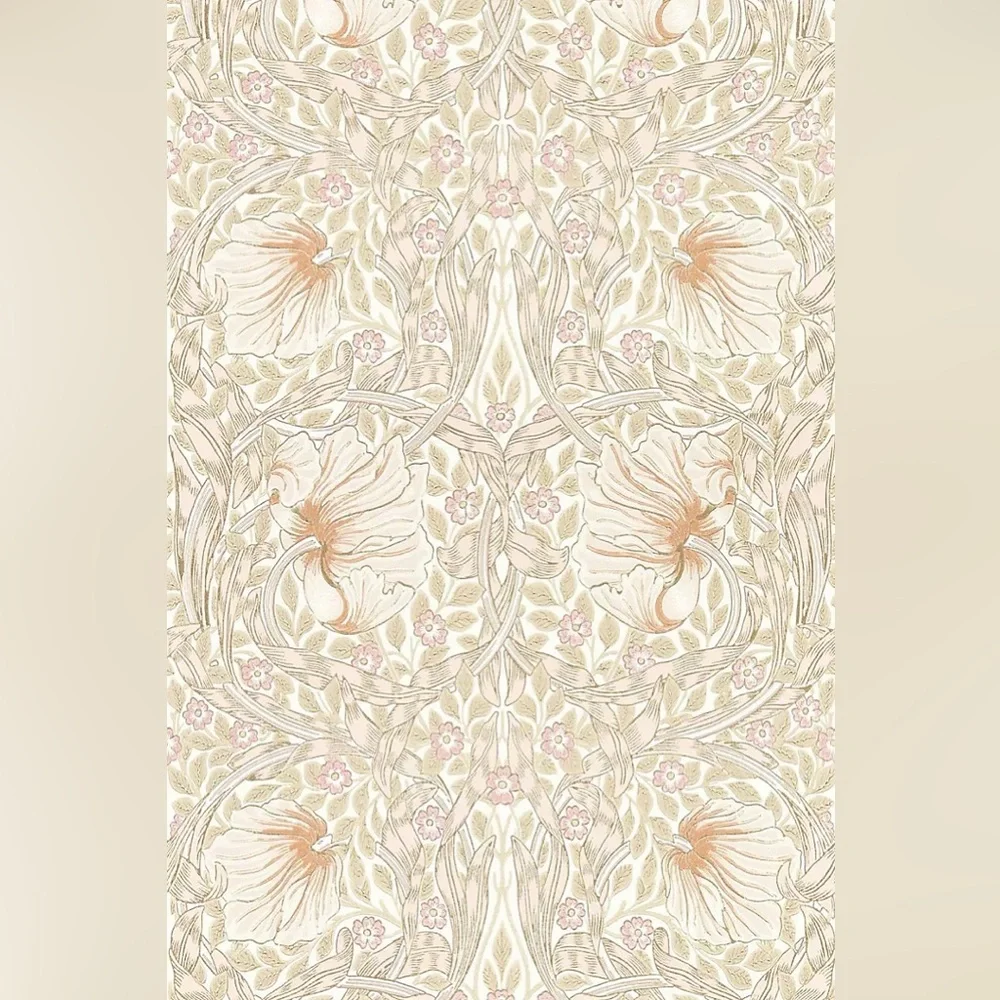 Anthropologie Home x Morris & Co. Pimpernel Floral Wallpaper Wall Art Mural
